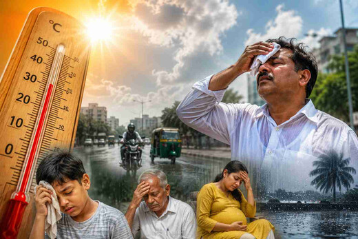 धूप, बारिश और फिर उमस का दौर, मौसम की आंख-मिचौली से लोग परेशान